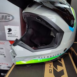 Gray Motocross Off-road Helmet DOT Approved Fly Racing New In A Box