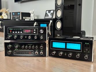 Vintage McIntosh MC2255, C33, MR80 ~Amp, Preamp, Tuner~ MINT