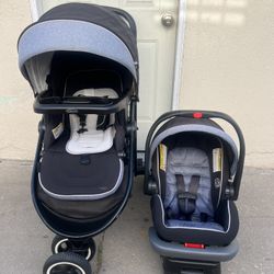 SET GRACO MODES NEST TRAVEL SISTEM STROLLER 
