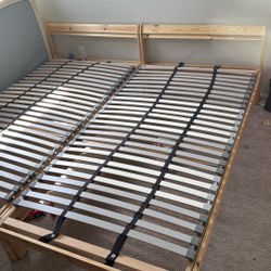 2 Twin IKEA  Bed frames King 
