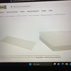 IKEA Lilitrask Countertop