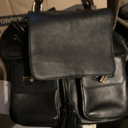 Gucci Bamboo Leather Backpack