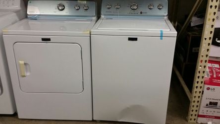 Brand new may tag washer and dryer set