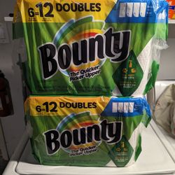 Bounty Doubles Paper Towels 6 Count
