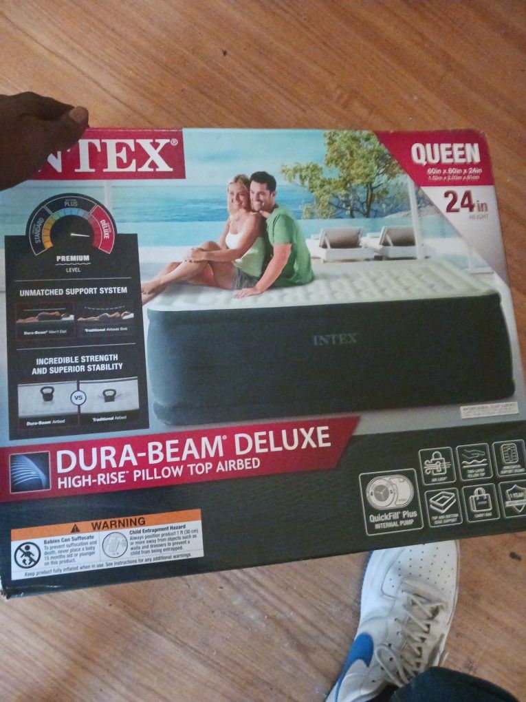 Dura Beam Deluxe High Rise Pillow Top Airbed