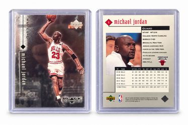 1998-99 Upper Deck Black Diamond Michael Jordan #8 Chicago Bulls Single Diamond