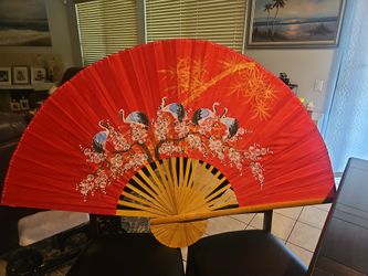 Oriental Feng Shui Wall Fan