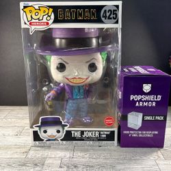 Funko POP! Heroes #(contact info removed) Batman JOKER w/ Hat & Cane GS Exclusive 10" Figure