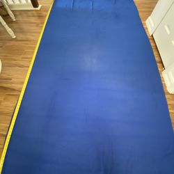 Blue Organza Drapes 10ft tall 5ft wide (2pc)