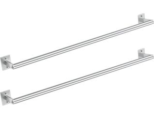 Brushed Nickel Towel Bar for Bathroom Wall, Stainless Steel,28 Inch
Pack of 2