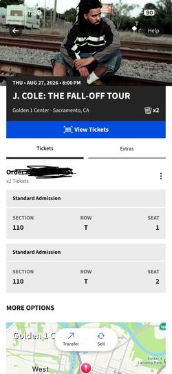 J COLE FALL OFF TOUR CONCERT