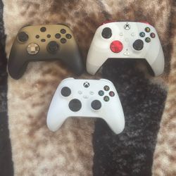 Xbox Controllers. 