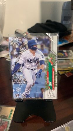 Topps Gavin Lux LA Dodgers Holiday RC Baseball Card
