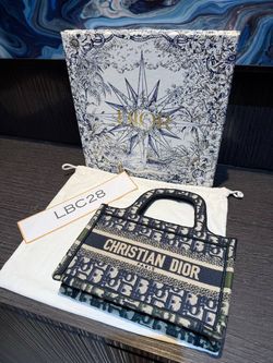 Christian Dior Book Oblique Canvas Mini tote bag