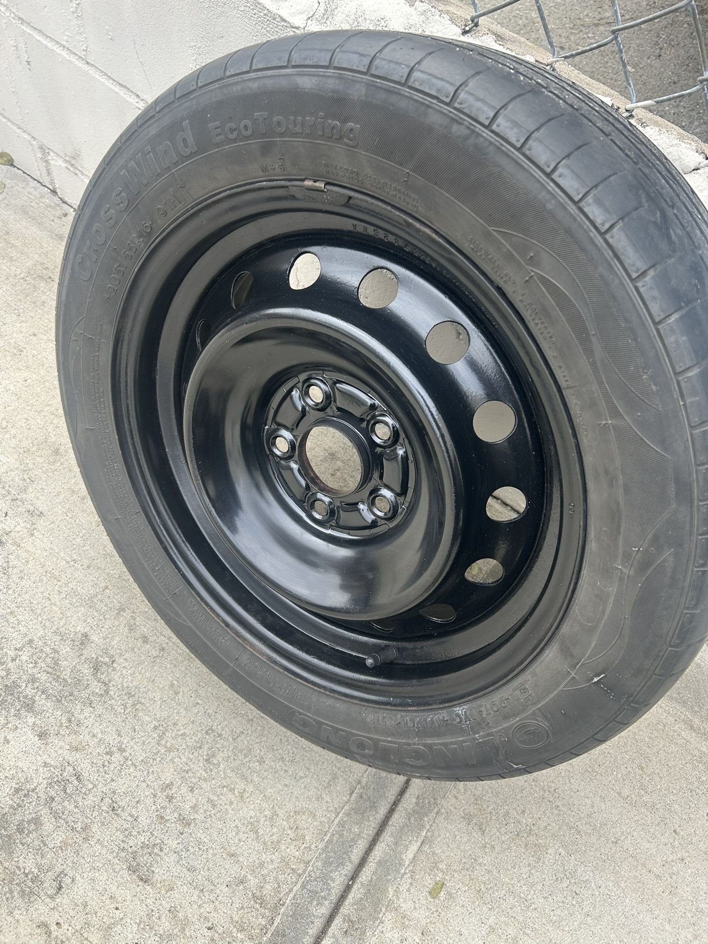 5x114.3        16” wheel. from a 2017 civic. fit other honda or nissan