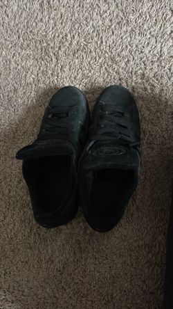 Black on black suede Men’s adidas size 10 1/2