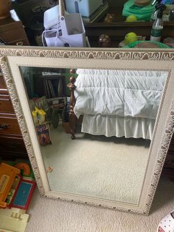 Large wall mirror