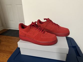 Size 9.5 Nike Air Force 1 Red