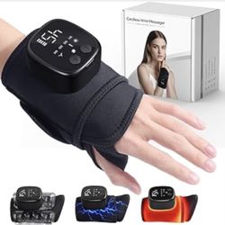 New-4 in 1 Hand Massager for Arthritis and Carpal Tunnel, Latest Cordless Hand Massager with Four Functions, Wrist Massager for Carpal Tunnel, Good Gi