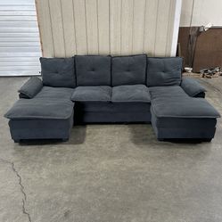 Modern Double Chaise Sectional 