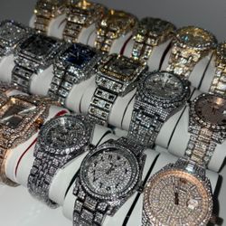 Iced Out Luxury Mens Watch w/ Box & Papers | Meet Today Vegas Or Ship