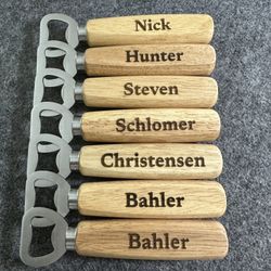 Custom Laser Engraved Handheld Bottle Opener