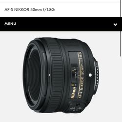 Nikon 50mm Lens