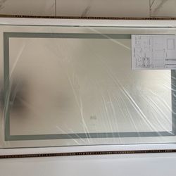 2 Espejos nuevos para baños con luz integrada (iluminación) ($250 por los 2)  