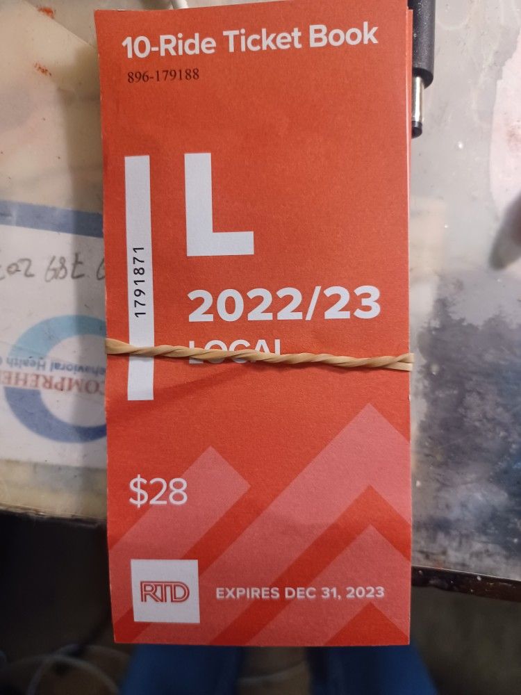 60 Bus Passes 6 Books Of 10 Tickets Huge Discount!!!!