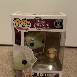 Funko Pop! Movies The Dark Crystal Age Of Resistance Deet With Baby Nurlock NIB Excellent Cond