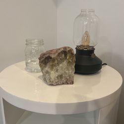 Crystal Paperweight Bookend 