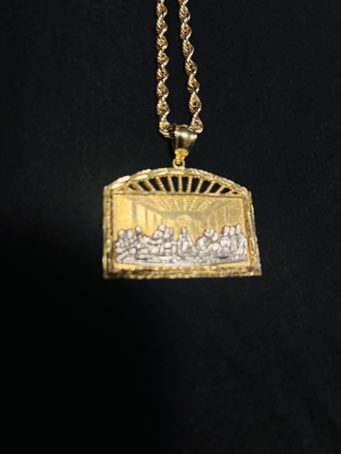 10k Gold Chain And Pendant