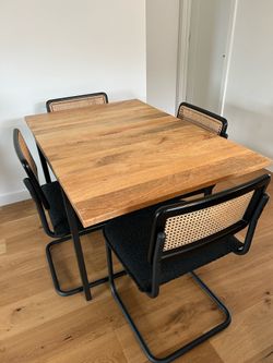 Box Frame Drop Leaf Extendable Table (24"–48")