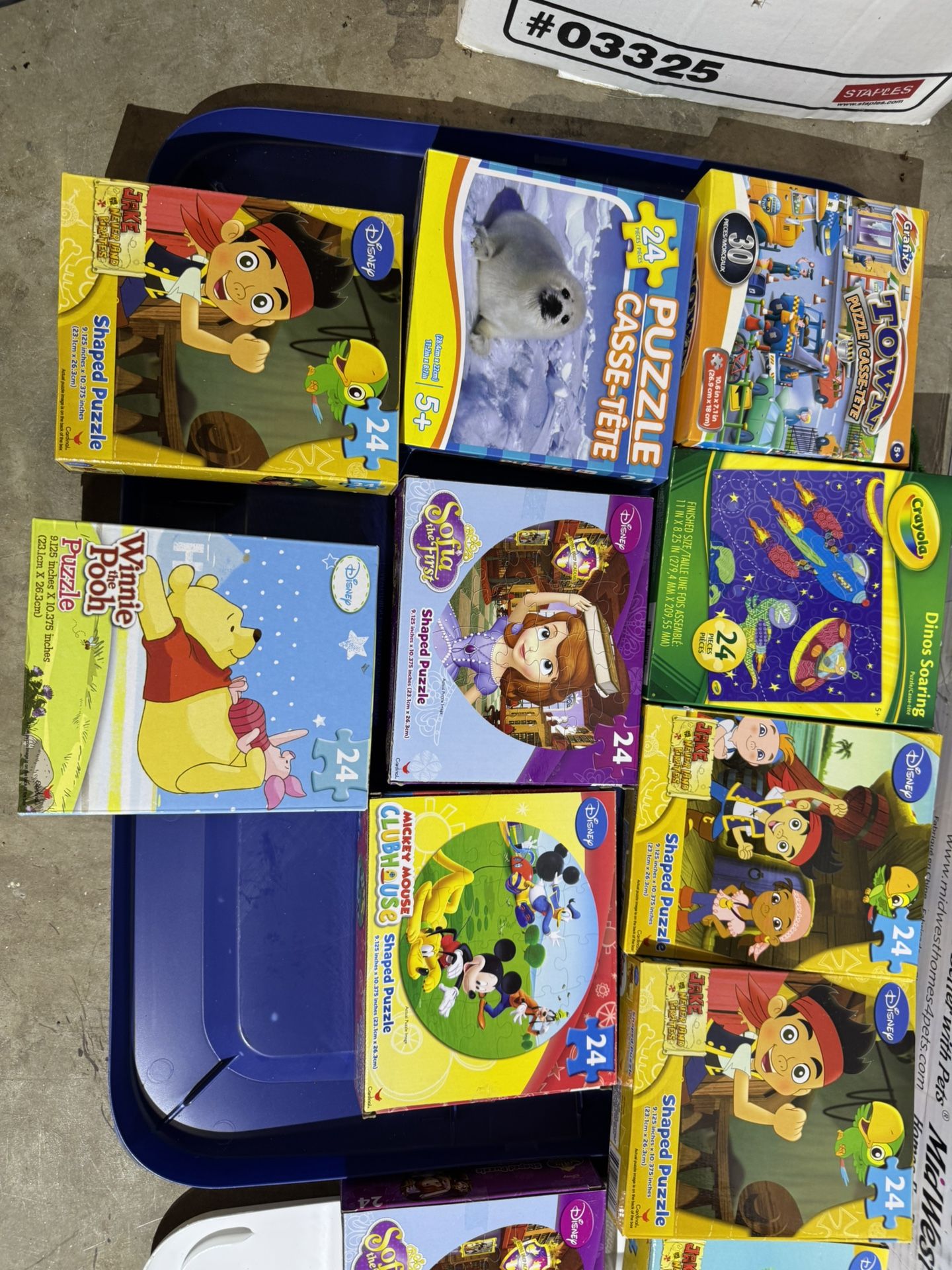 Lot Of Kids Puzzles