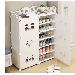 Shoe Rack Organizer 6 Tier Shoe Storage Cabinet 24 Pair Plastic Shoe Shelves Organizer Portable Shoe Rack Organizer Shoes Storage Cabinet Shoe Racks f