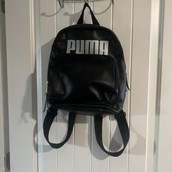 Womens PUMA Backpack Purse Black 
