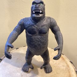 Vintage King Kong Gorilla Ape Action Figure Green Eyes HONG KONG