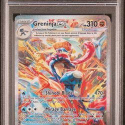 Pokemon Scarlet And Violet Twilight Masquerade Greninja Ex PSA 10