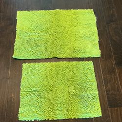 Shower and Sink Bath Mat Set