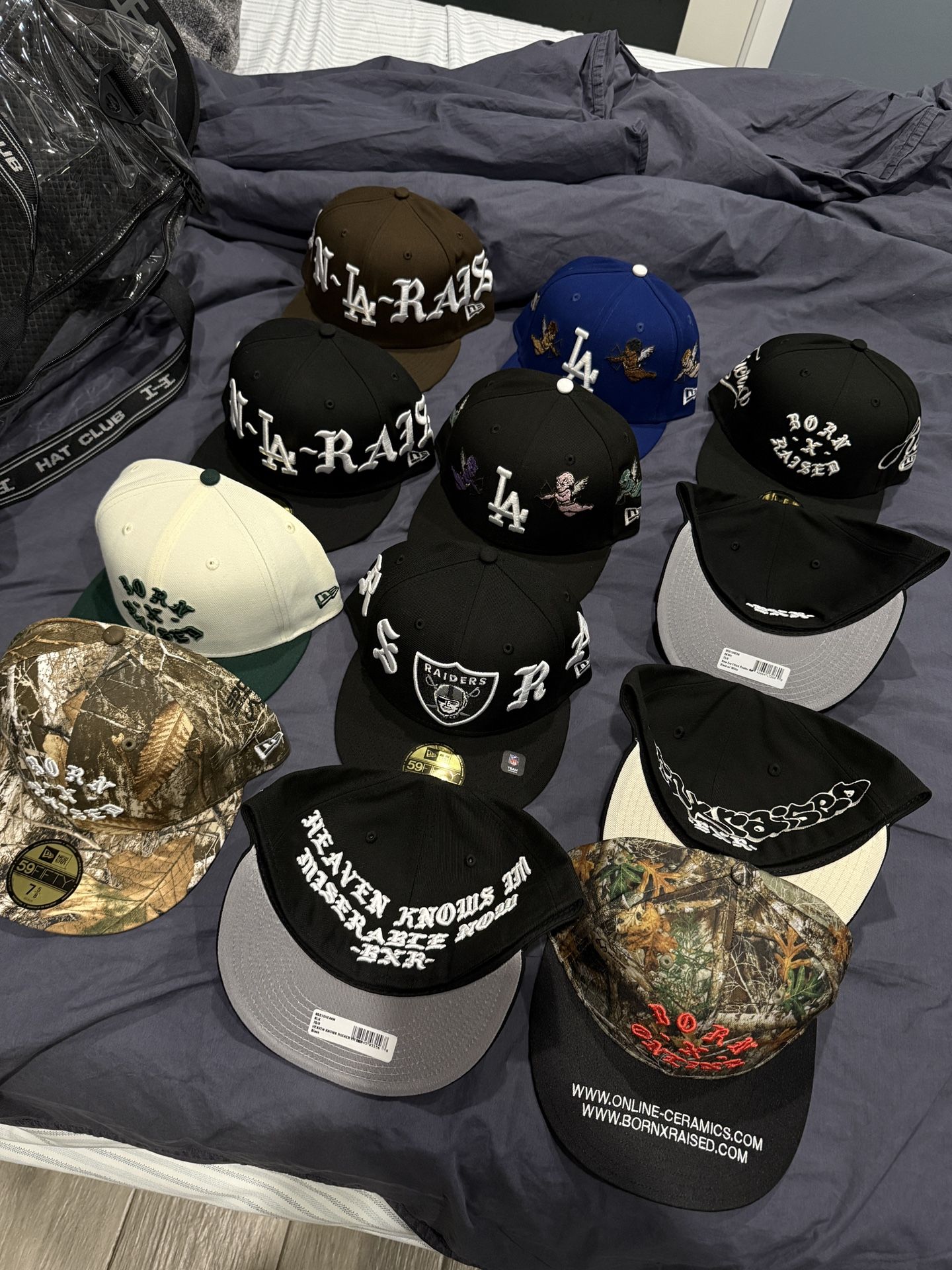 Born X Raised Fitted Hats