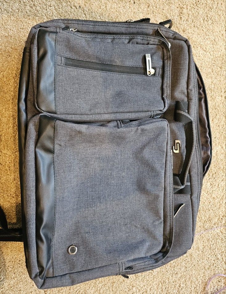 Solo Laptop Bag Gray Large 17"