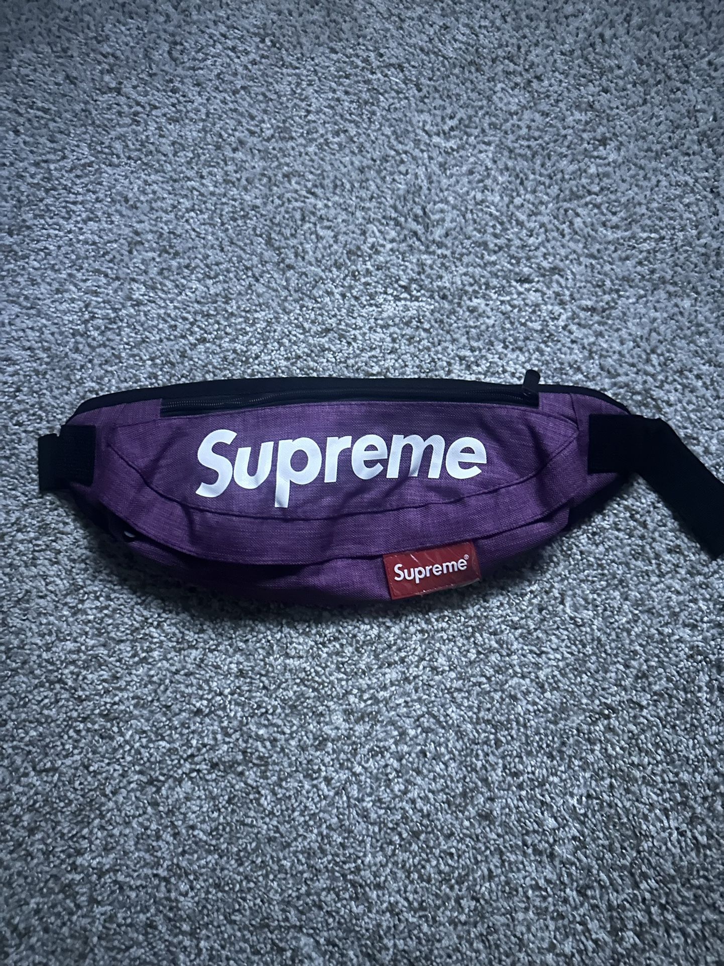 Supreme purple fanny pack hotsell