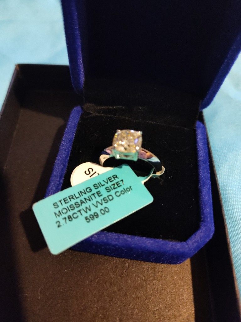 Moissanite Size 7 Ring