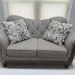Rolled Arm Sofa with reversible cushions, by Kelly Clarkson