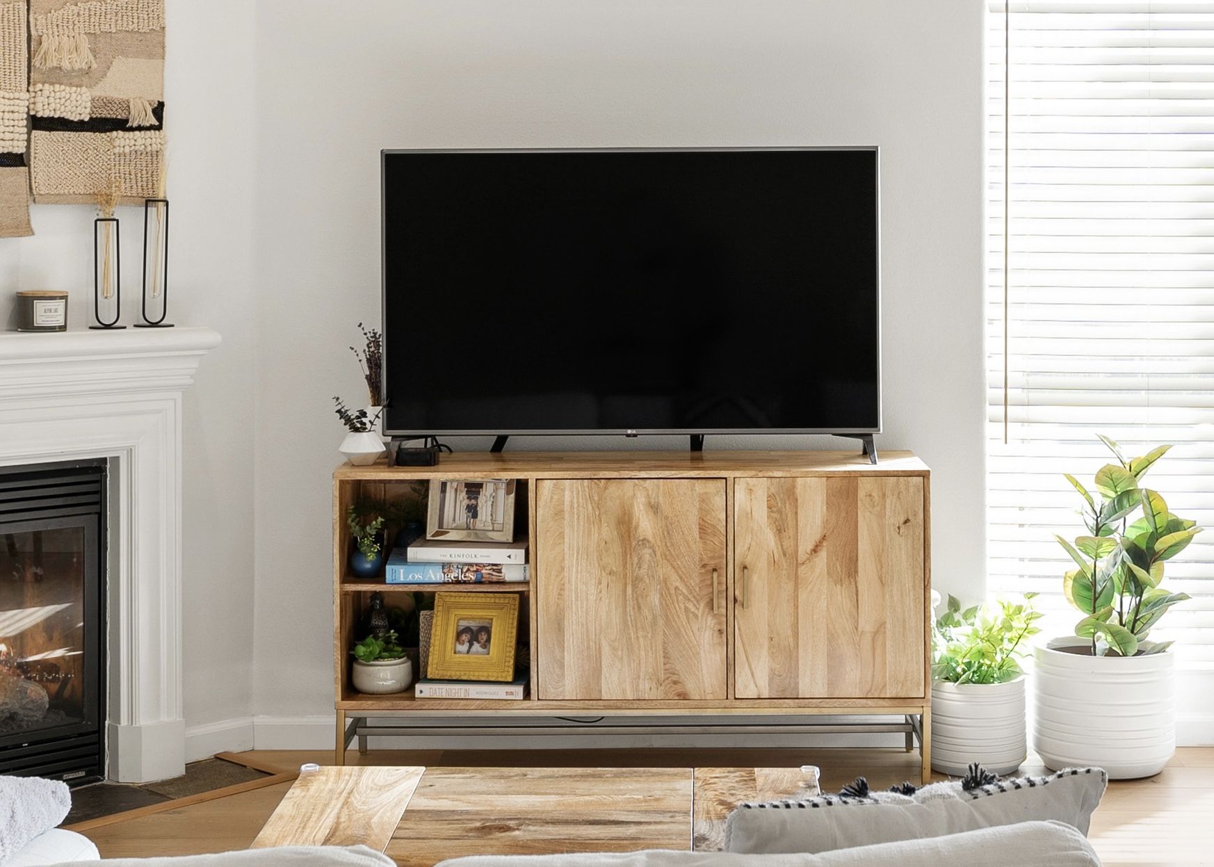 Wood TV Stand