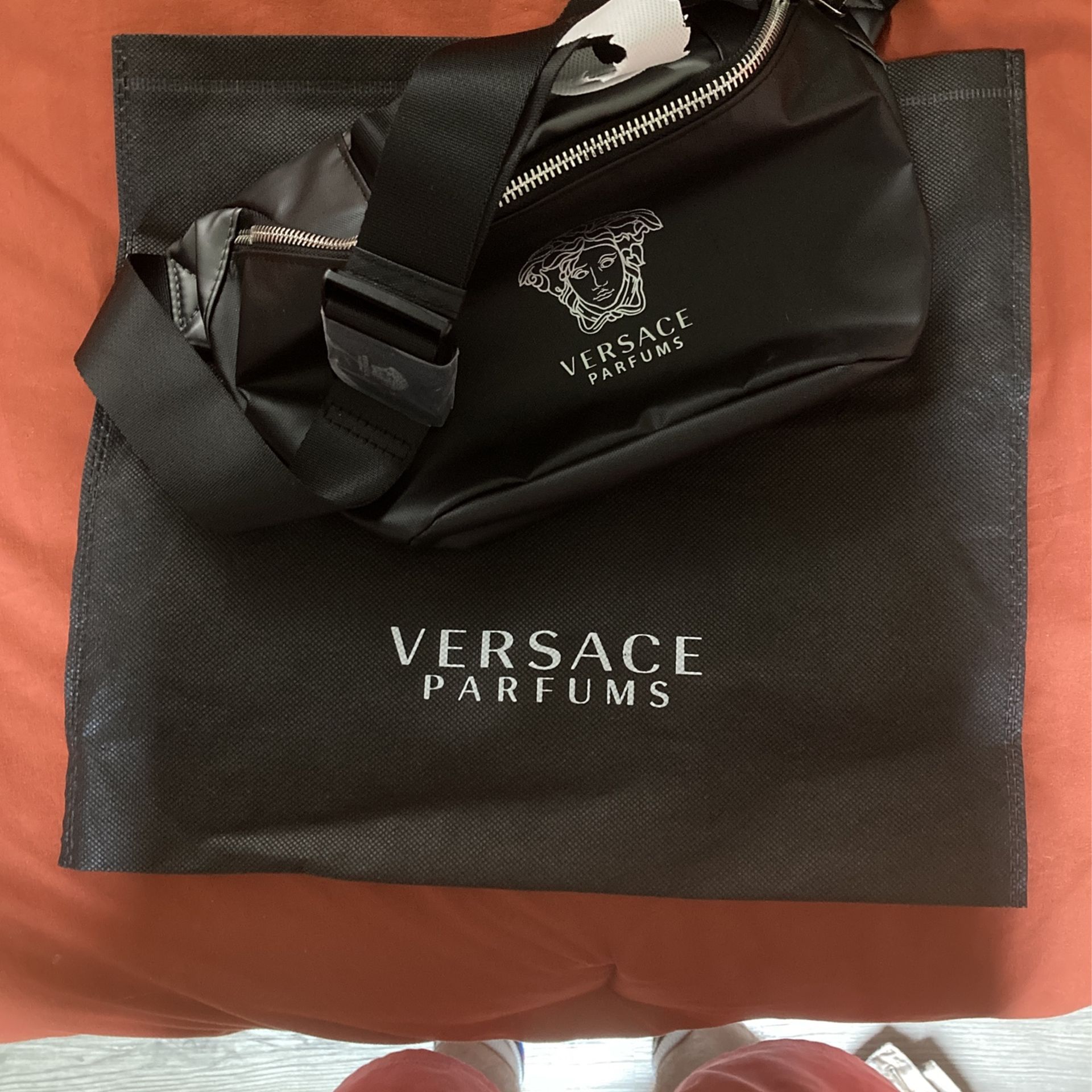  Versace Bag. Brand New Black And Silver