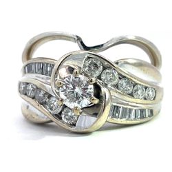 Lady’s 14K White Gold Wedding Band – Size 7 (51124-3)