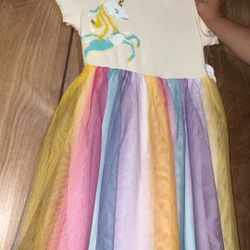 Girls unicorn dress brand new with tags