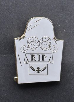 Disney DLR Cast Member Haunted Mansion R.I.P. Ghost Slider LE 3000 Pin (C9)