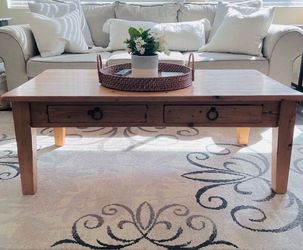 World Market Wood Coffee Table With Drawers